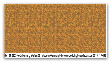 Peddinghaus-Decals 1/48 2203 Camo smoke autum Waffen SS