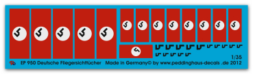 Peddinghaus-Decals 1:35  0950 german recce flags for tanks and vehicles
