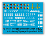 Peddinghaus-Decals 1:120  1188 NVA insignia numbers and tactical markings