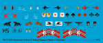 Peddinghaus 1:72 0903  german S-Boat heraldic, unit markings and flags